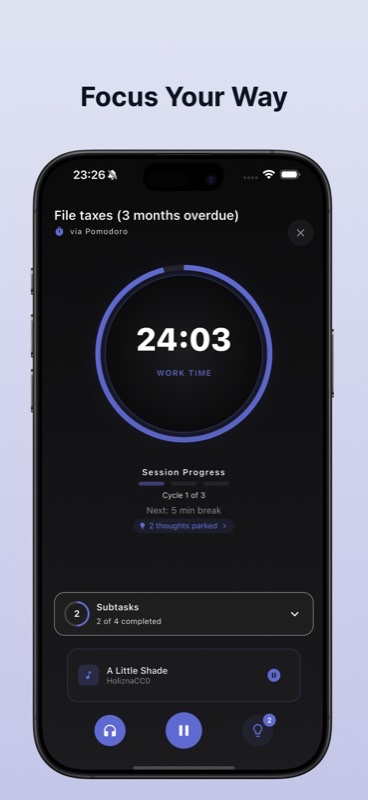 AI task breakdown for ADHD - breaking complex tasks into manageable steps
